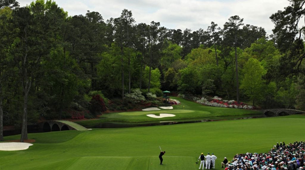 The 12th hole at Augusta National Golf Club wreaked havoc on Sunday's final round of the Masters.