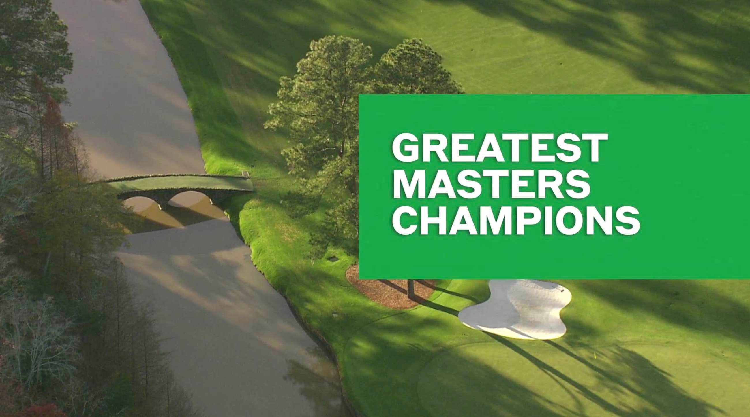 Greatest Masters Champions Golf