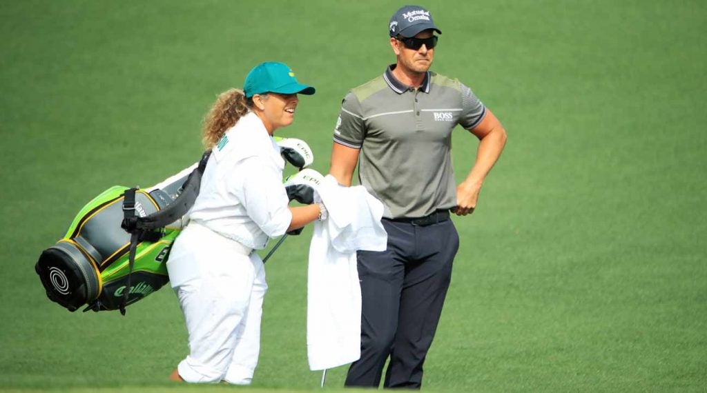 Henrik Stenson has enlisted Fanny Sunesson at the 2019 Masters.