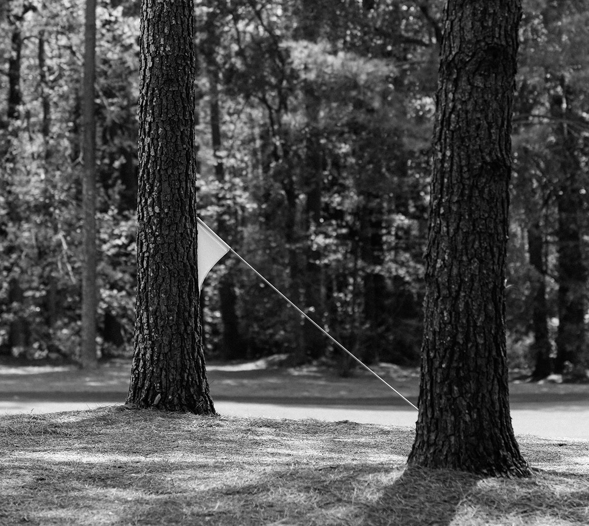 Even the flagsticks around here need a break every now and then.