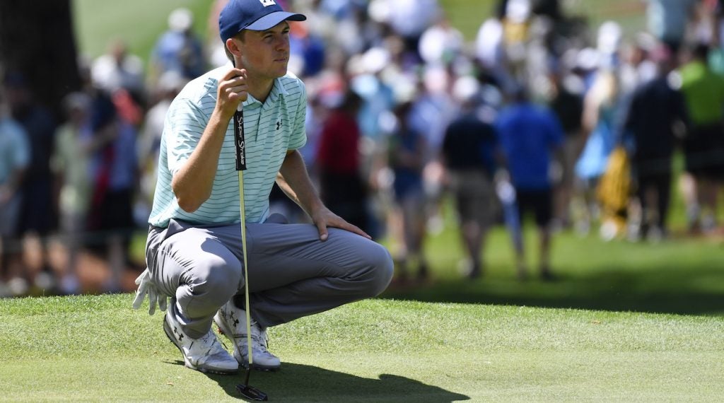 Jordan Spieth recently switched putter grips.