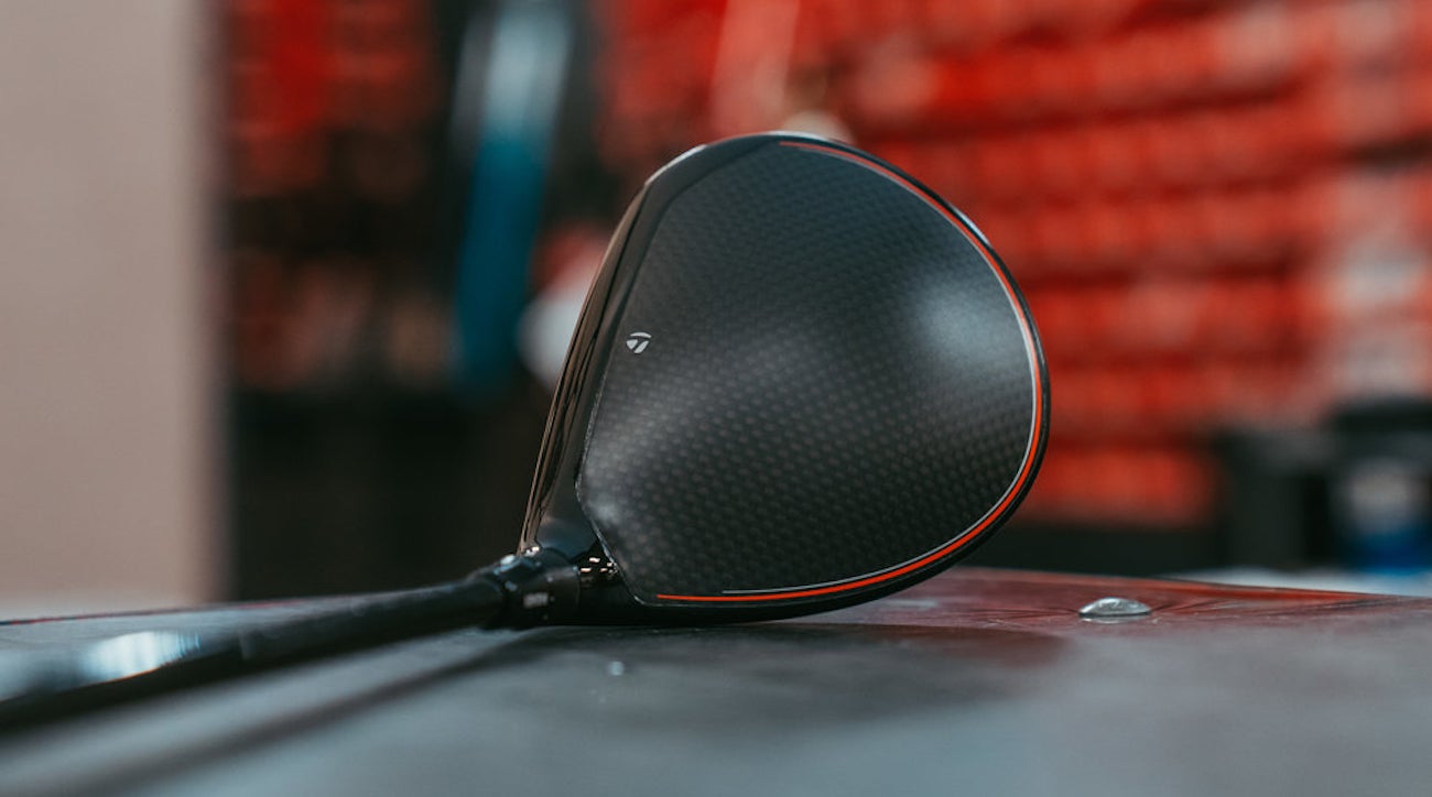 The carbon composite crown on TaylorMade's Original One Mini Driver.