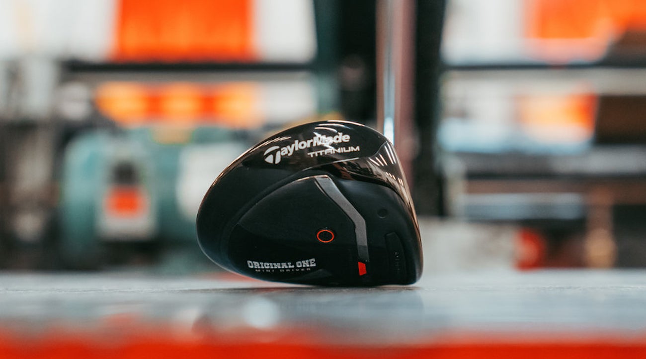 A shot of the toe on TaylorMade's Original One Mini Driver.