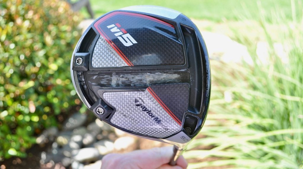 Tiger Woods' TaylorMade M5 driver. 