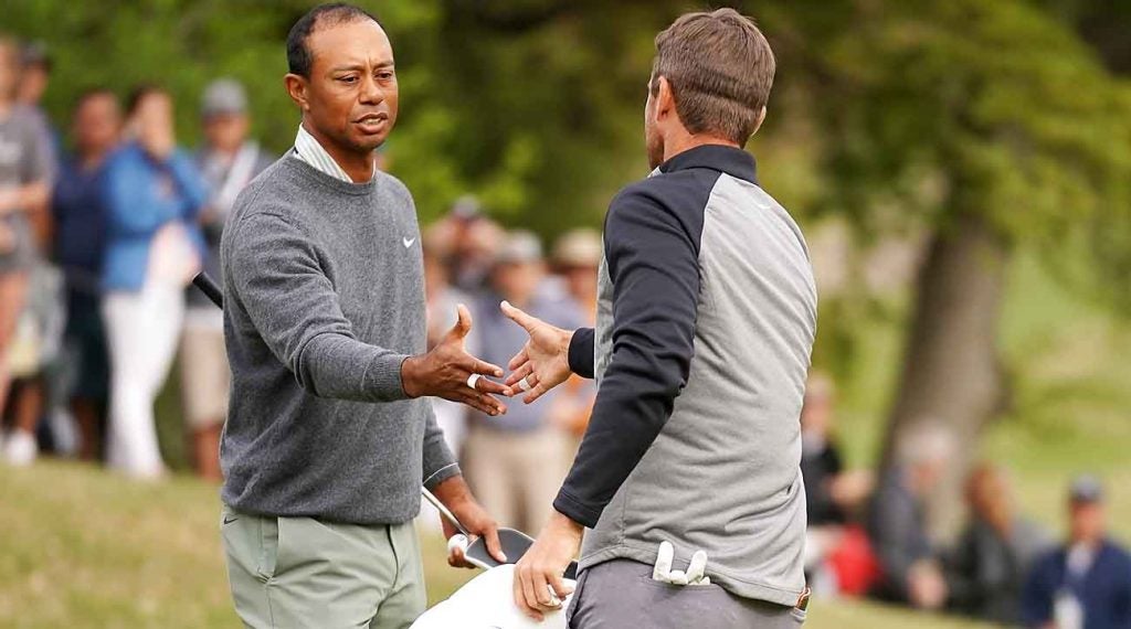 Tiger Woods advanced to the quarterfinals of the Match Play, where he fell to Lucas Bjerregaard.