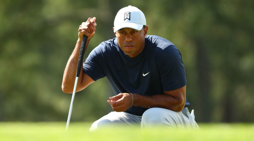 Tiger Woods is in the hunt through the opening round at the 2019 Masters.