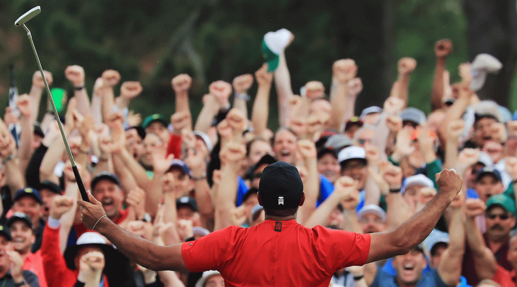 On Masters Sunday earlier this year, there was nothing but love for Tiger.