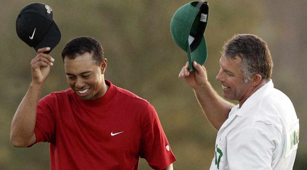 The last time Tiger Woods won the Masters was with Steve Williams on the bag in 2005.