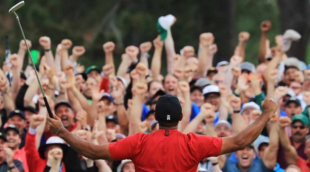 Tiger Woods is back—all the way back. And everyone at Augusta National on Sunday knew that.