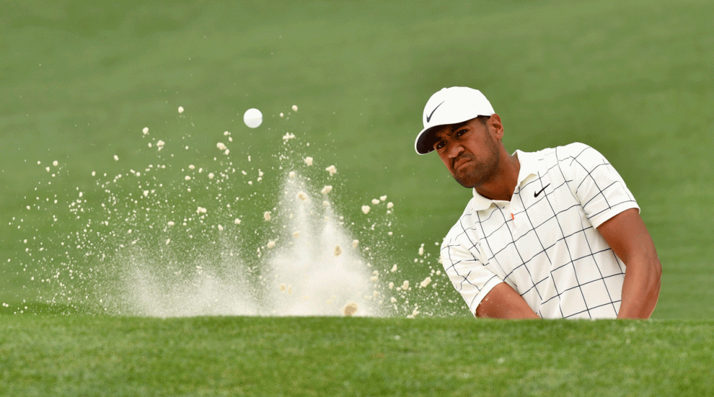 Tony Finau is on his way to a potentially record-breaking performance at Augusta National on Saturday.