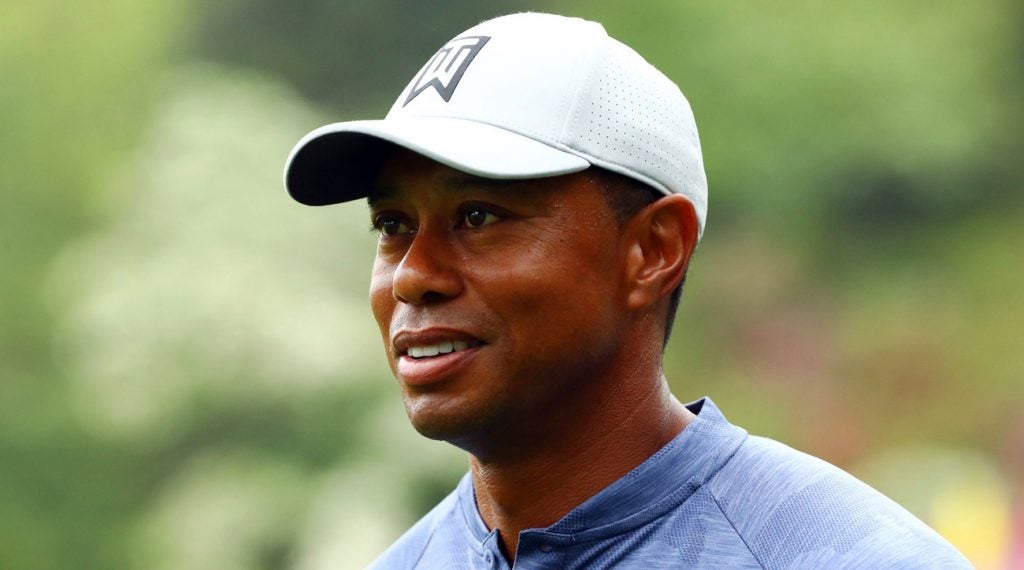 tiger woods second round tee time