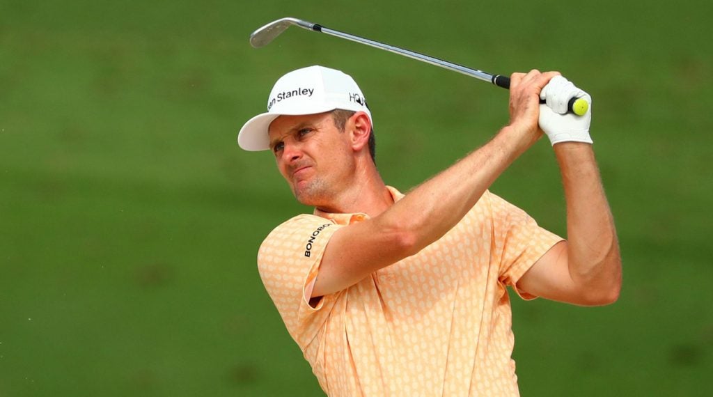 Justin Rose is looking for his first green jacket this week.