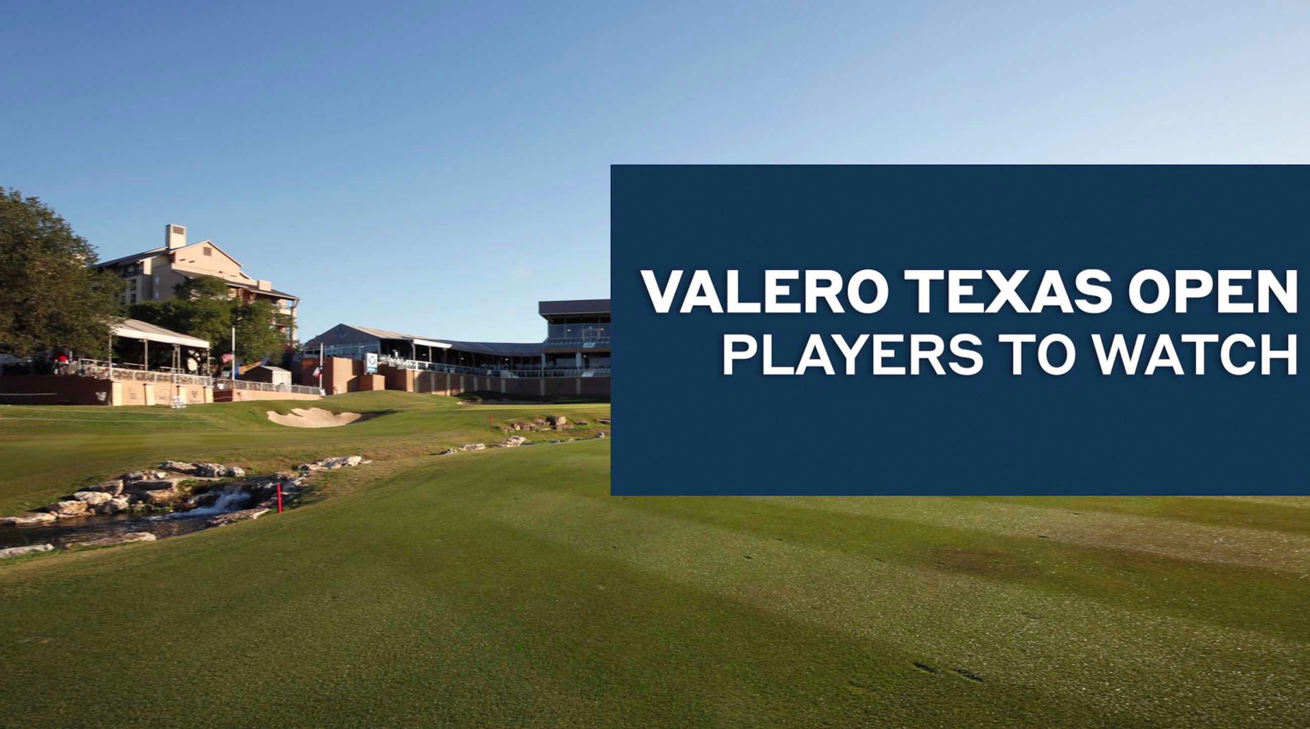 Valero Texas Open Players To Watch Golf