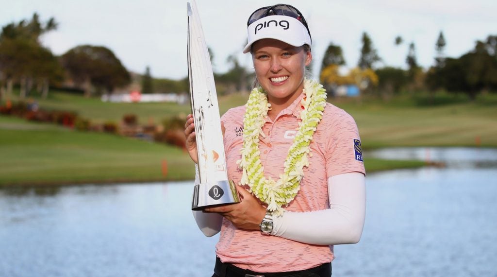 Brooke Henderson won her second-straight Lotte Championship last weekend.