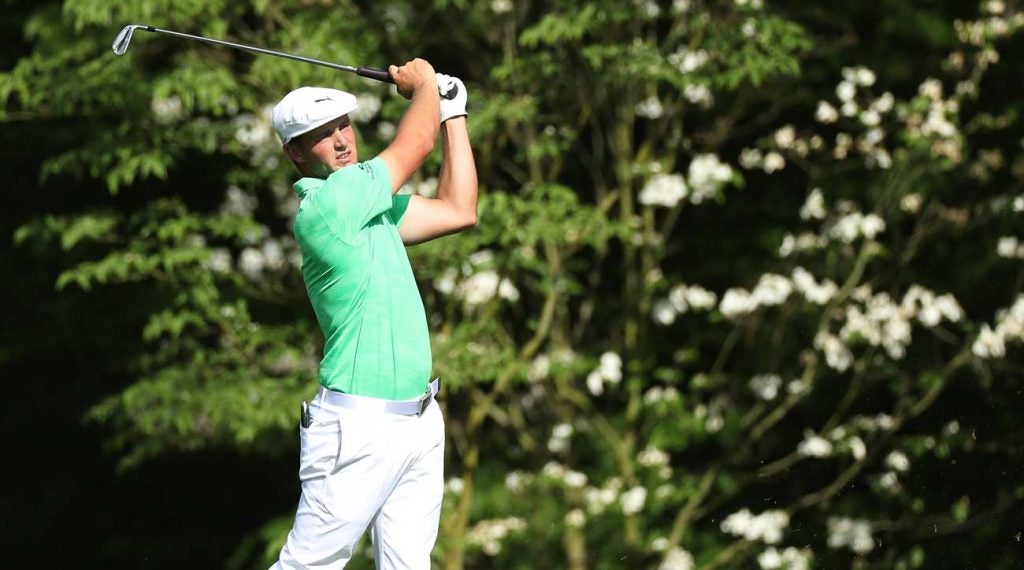 Bryson DeChambeau made nine birdies en route to an opening 66 Thursday.