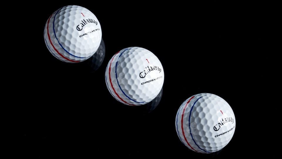 Chrome Soft X Triple Track golf balls