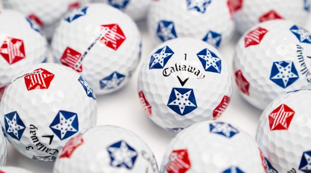 Callaway Chrome Soft Truvis Stars and Stripes golf balls