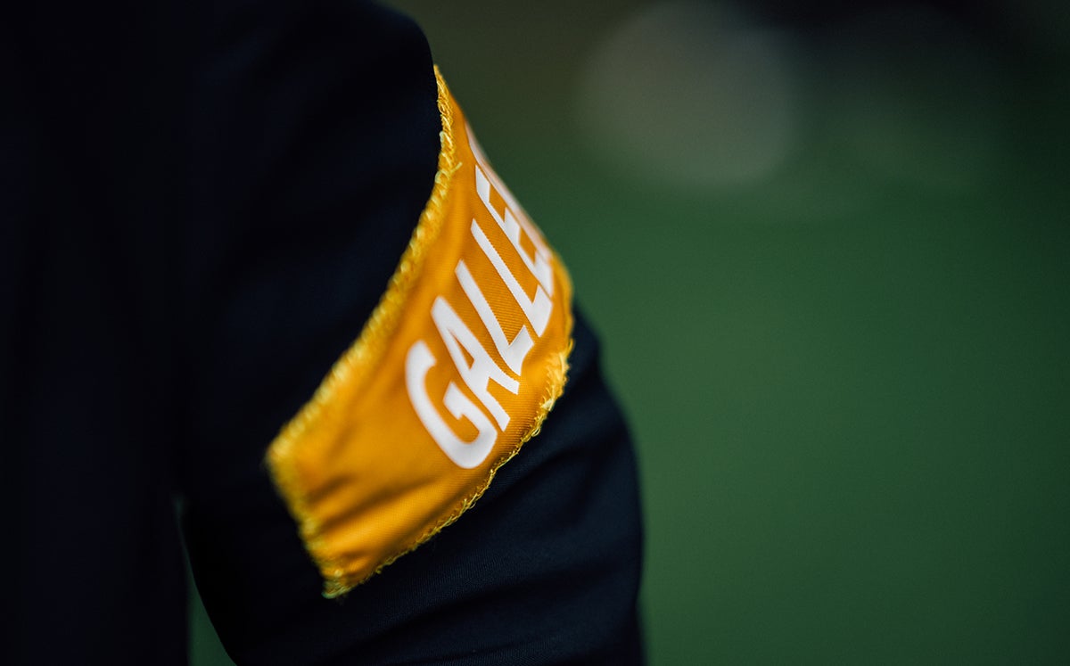 Augusta's gallery marshals are well respected.