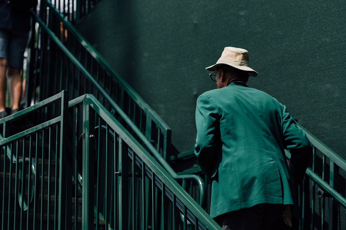 Even Augusta's members are eager to take in the Masters action.