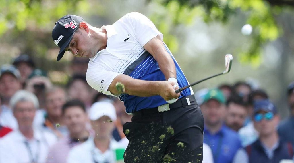 Gary Woodland shot a two-under 70 to get in the mix on Thursday at the Masters.