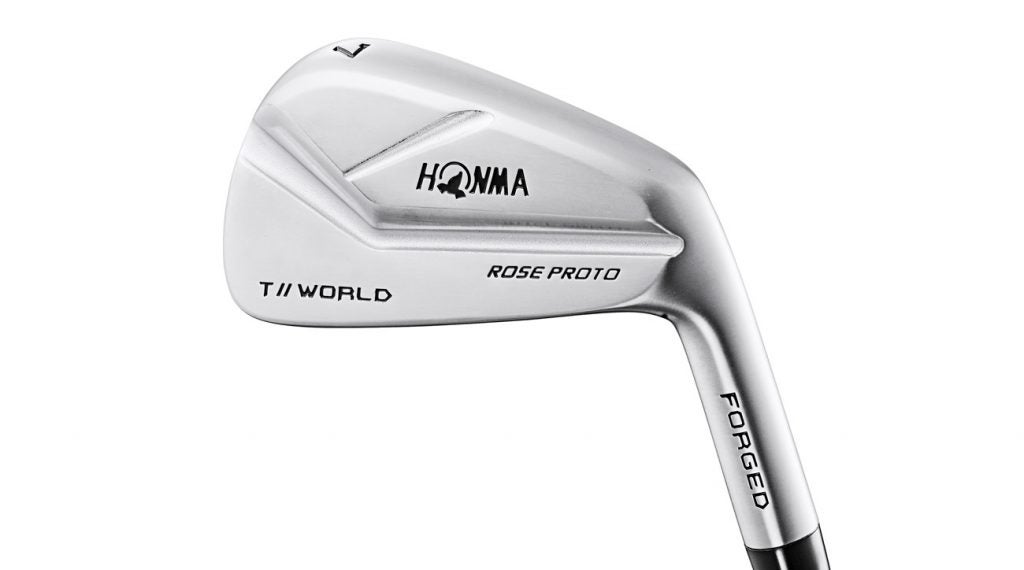 The new Honma T World 747 Rose Proto MB iron.