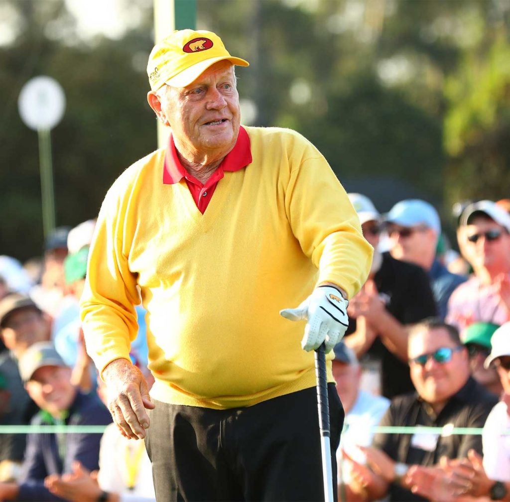 Jack Nicklaus and Gary Player officially kicked off the Masters with their tee shots on Thursday morning.