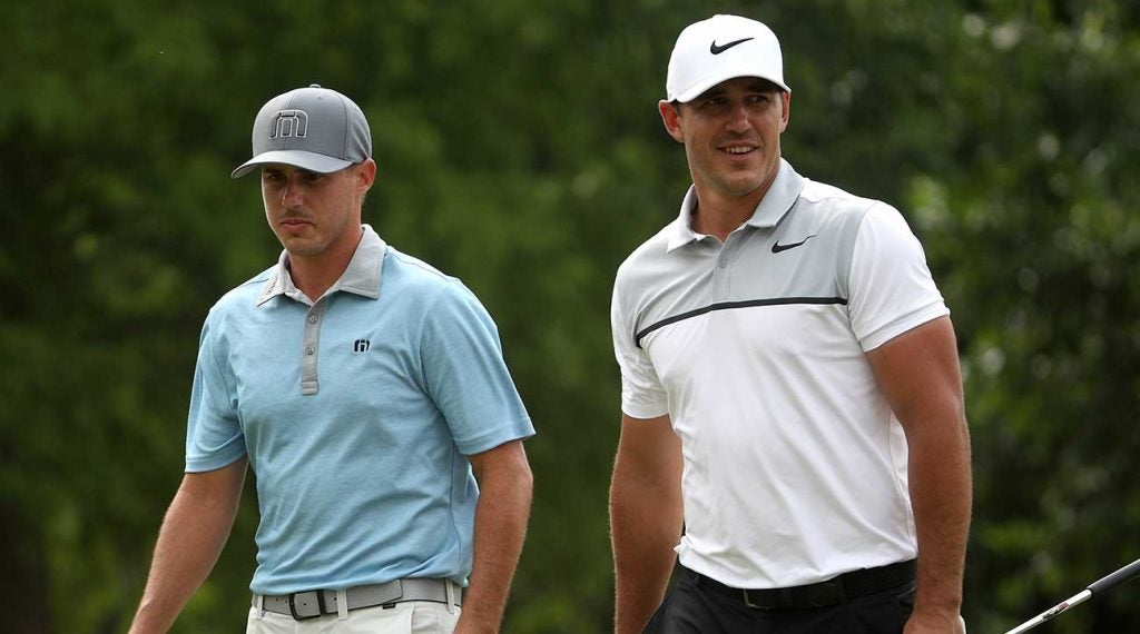 Brothers Brooks (right) and Chase Koepka tied for 5th at the 2017 Zurich Classic.