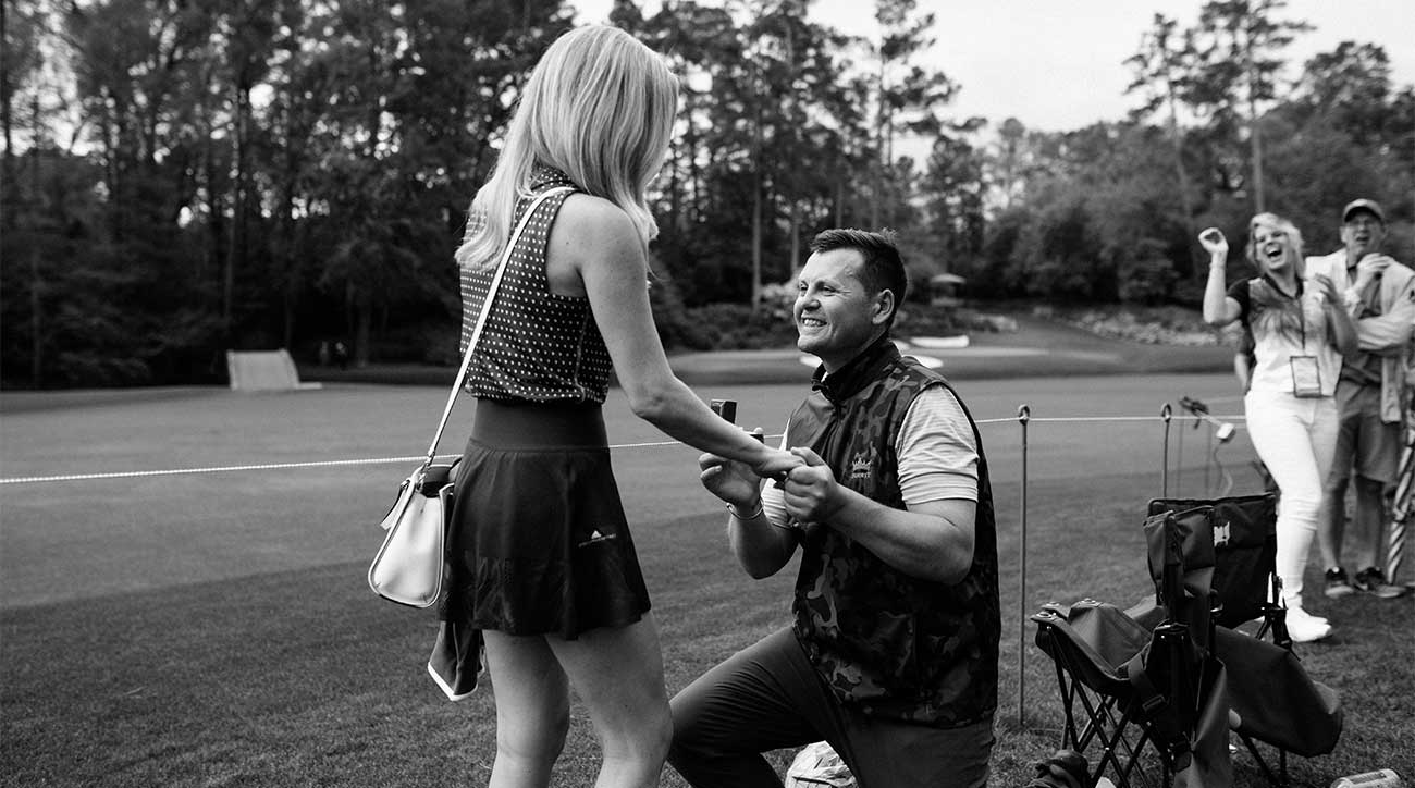 Amen Corner engagement at the Masters.