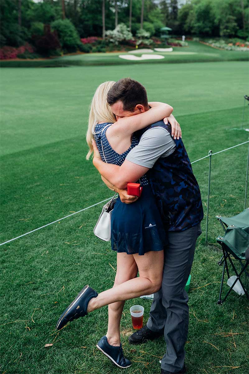 Amen Corner engagement at the Masters.