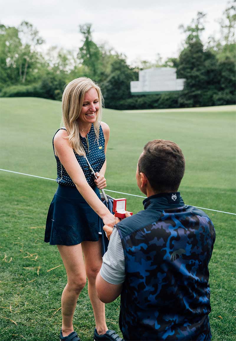 Amen Corner engagement at the Masters.