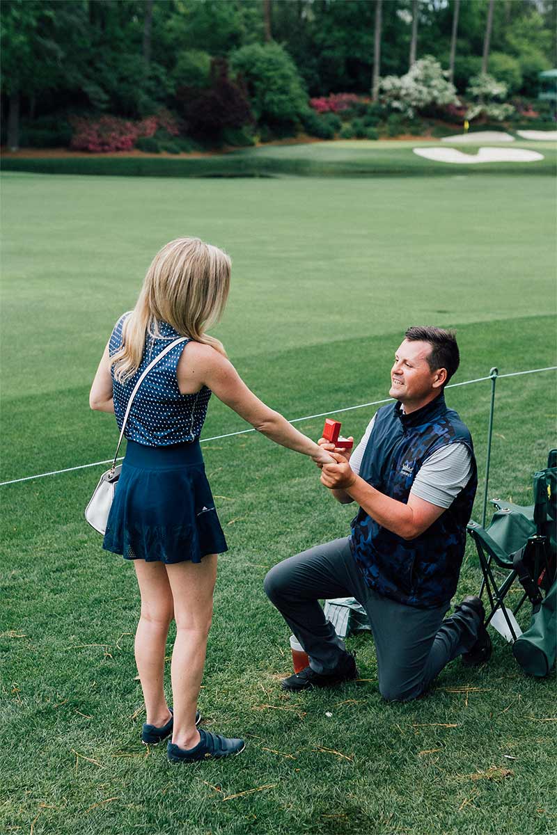 Amen Corner engagement at the Masters.