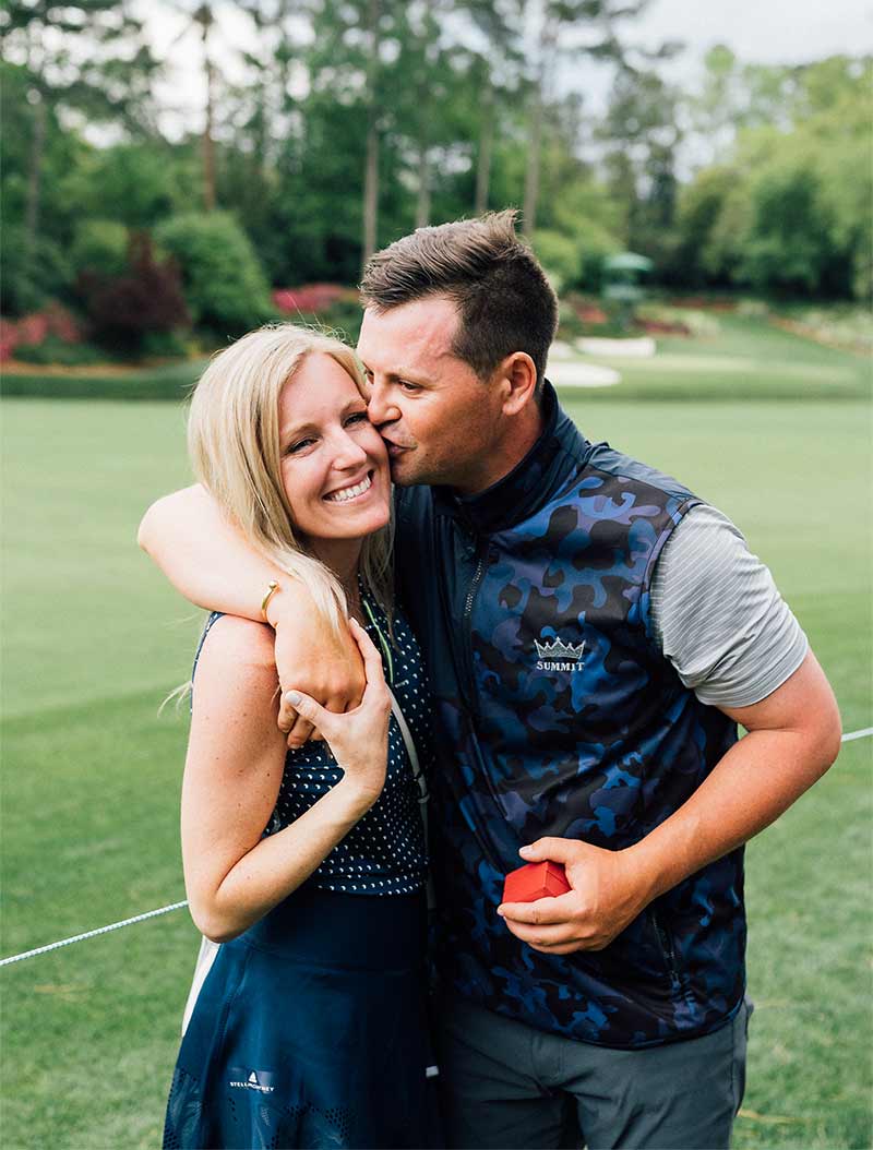 Amen Corner engagement at the Masters.