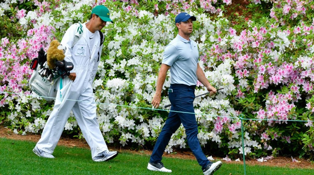 Rory McIlroy is back at Augusta National, chasing the career grand slam. 