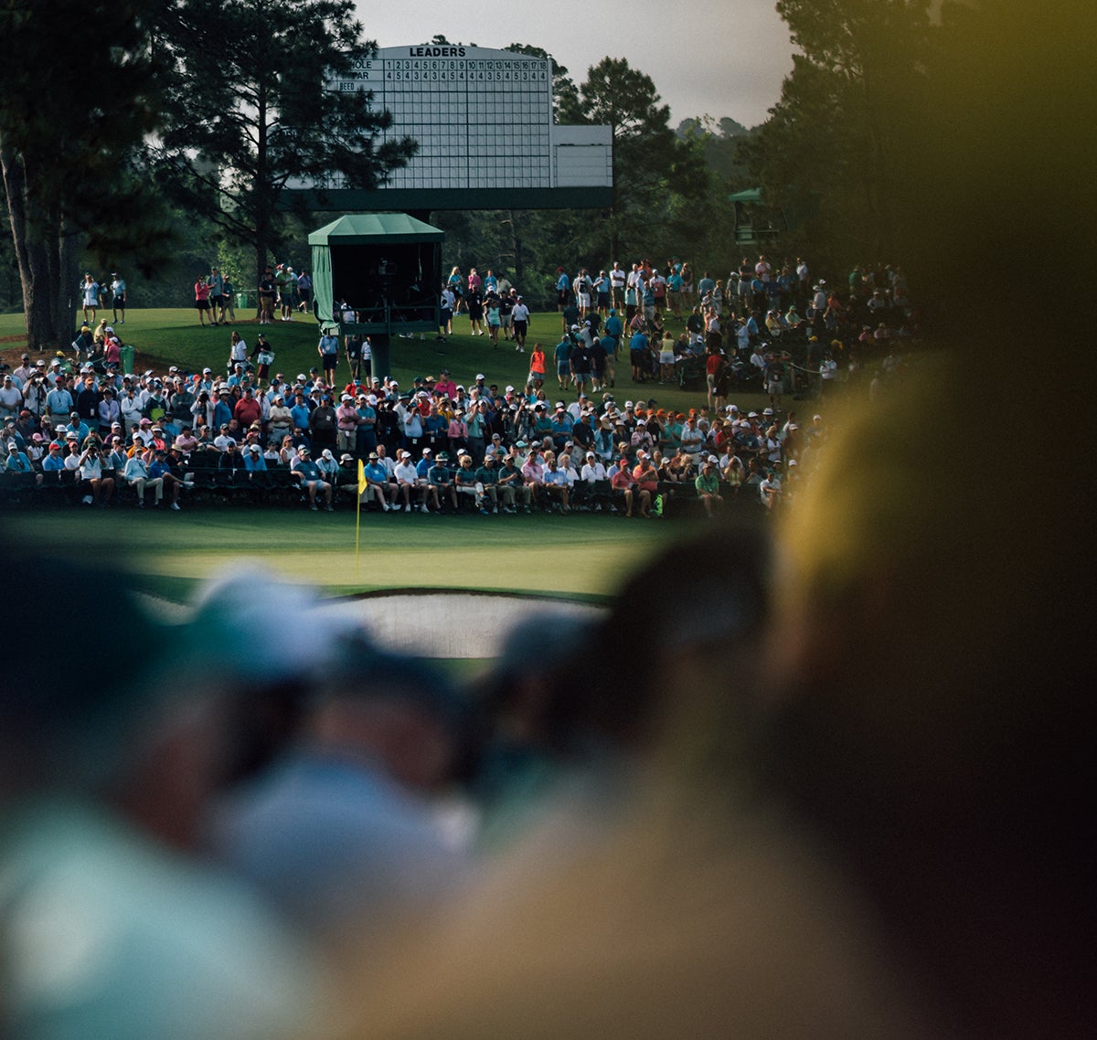 Patrons filled the course *early* on Thursday morning.