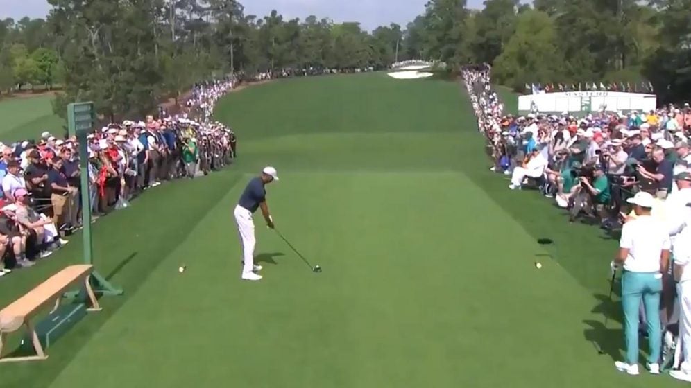 Masters 2019: Tiger Woods hits opening fairway, Augusta crowd goes nuts