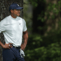 Tiger Woods on Augusta National's 5th hole during the second round of the Masters.