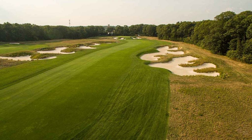 The par-4 10th hole at Bethpage Black.