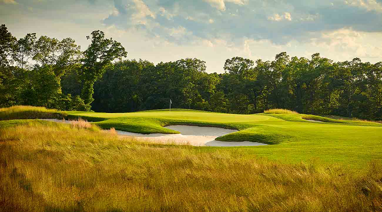The par-4 12th hole at Bethpage Black.