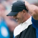 Brooks Koepka smiles after winning the 2019 PGA Championship.