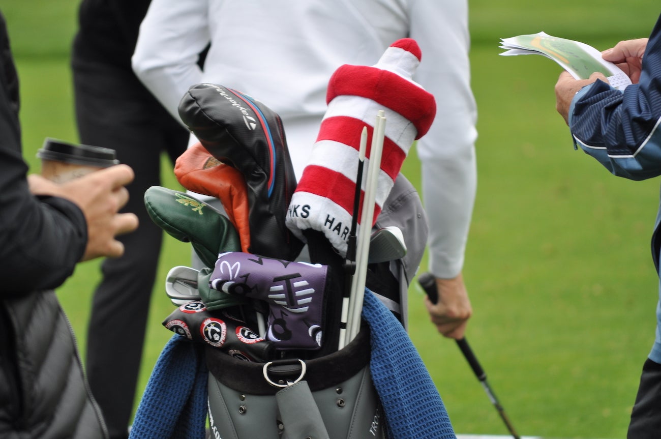 Matt Fitzpatrick's favorite course on the PGA Tour schedule? That would be Harbour Town Golf Links. The candy cane lighthouse headcover is a dead giveaway. 