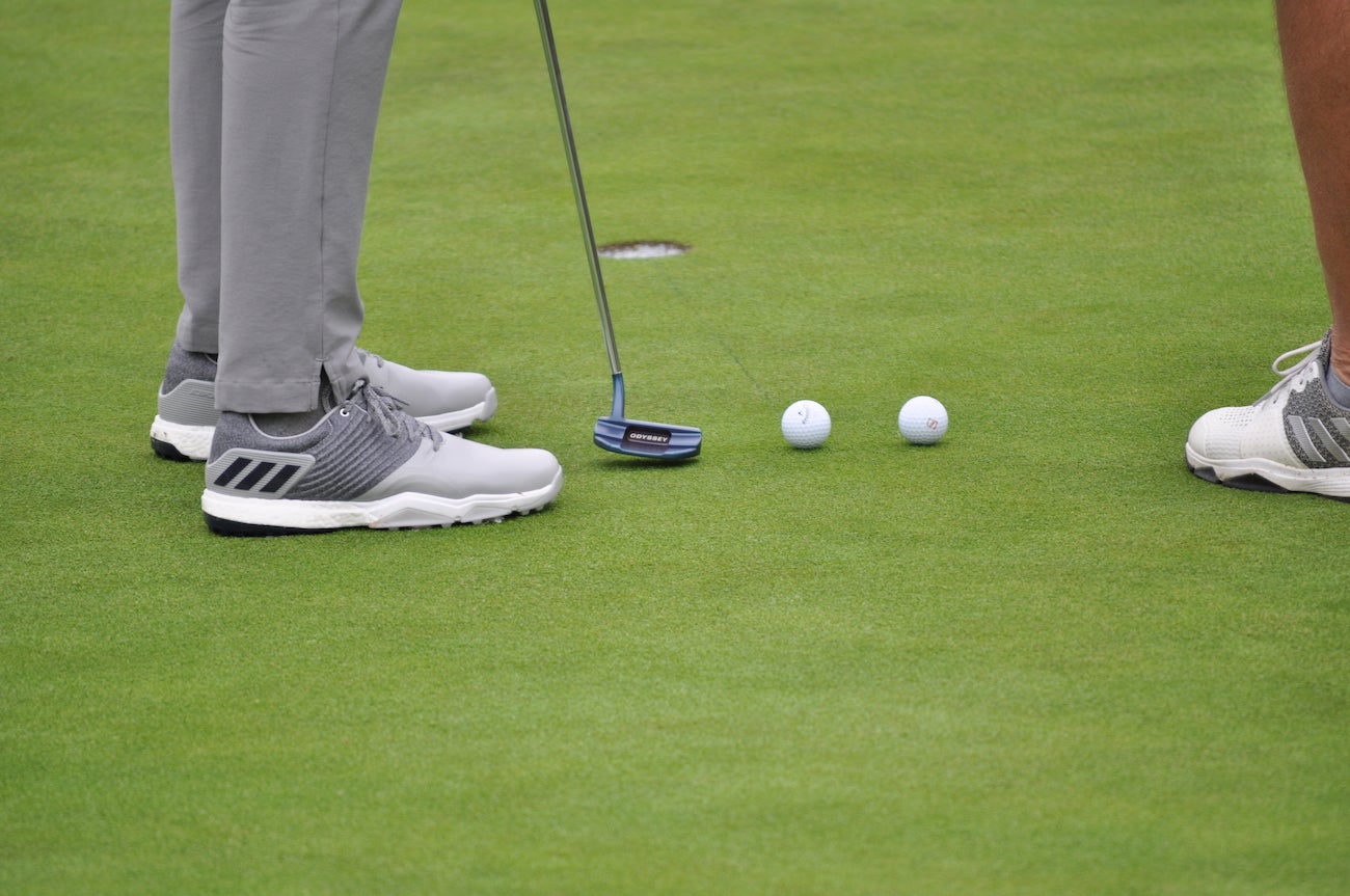 Sergio Garcia recently switched to a one-off Toulon Atlanta mallet in a blue finish. 