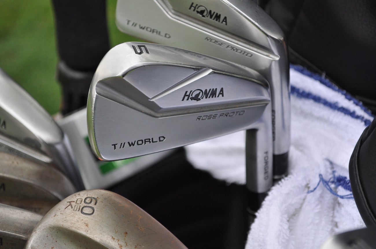 Justin Rose has been using Honma's Rose Proto irons since he signed with the company in January. 