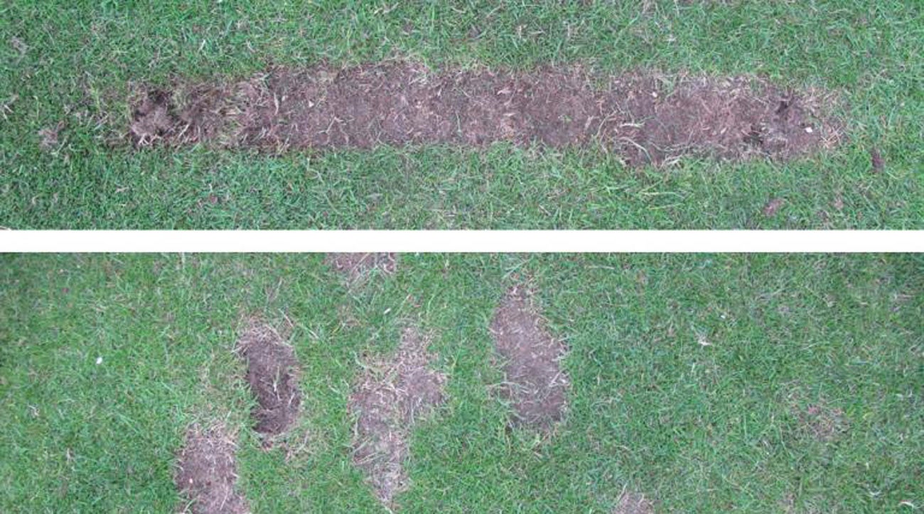 Be kind to the range, Practice in a straight line instead of creating divots all over the place.