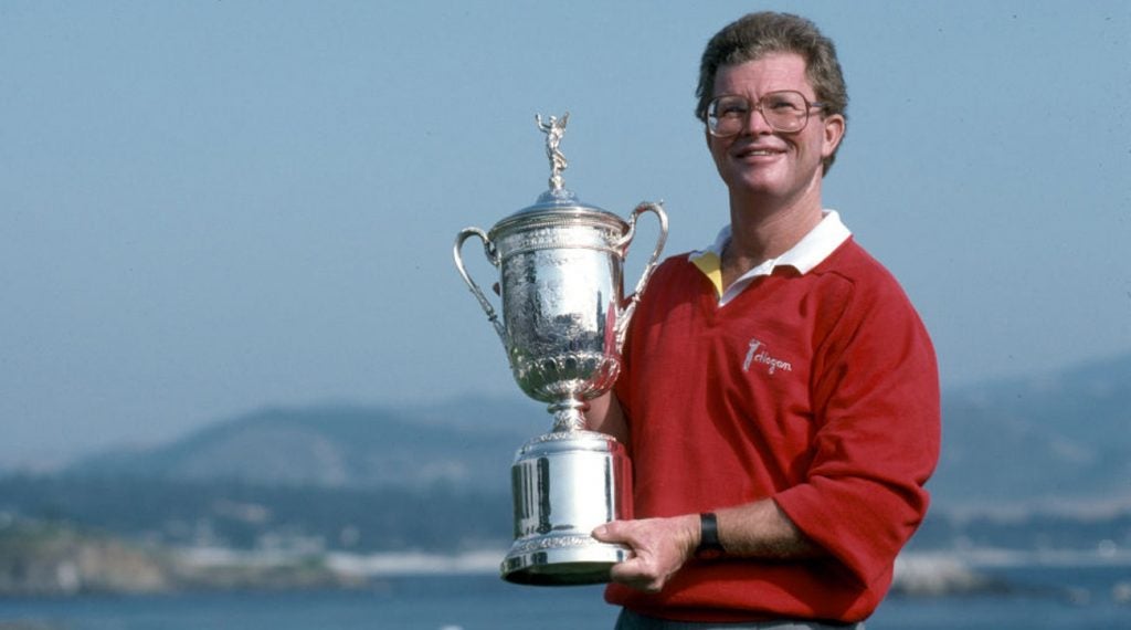 Tom Kite after winning the 1992 U.S. Open.