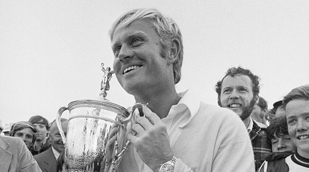 Jack after winning the 1972 U.S. Open.