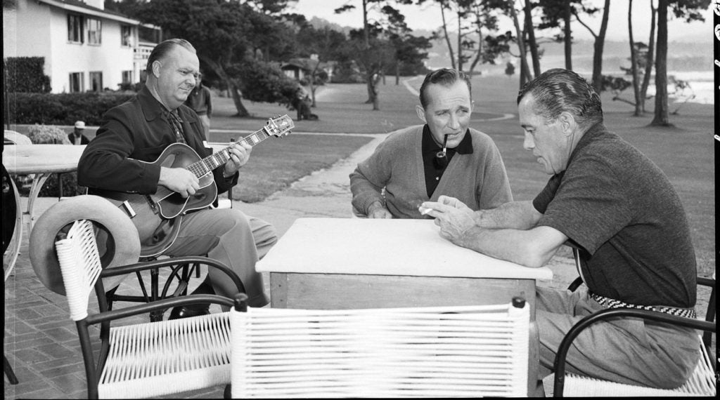 Bing Crosby started the Crosby Clambake at Pebble Beach.