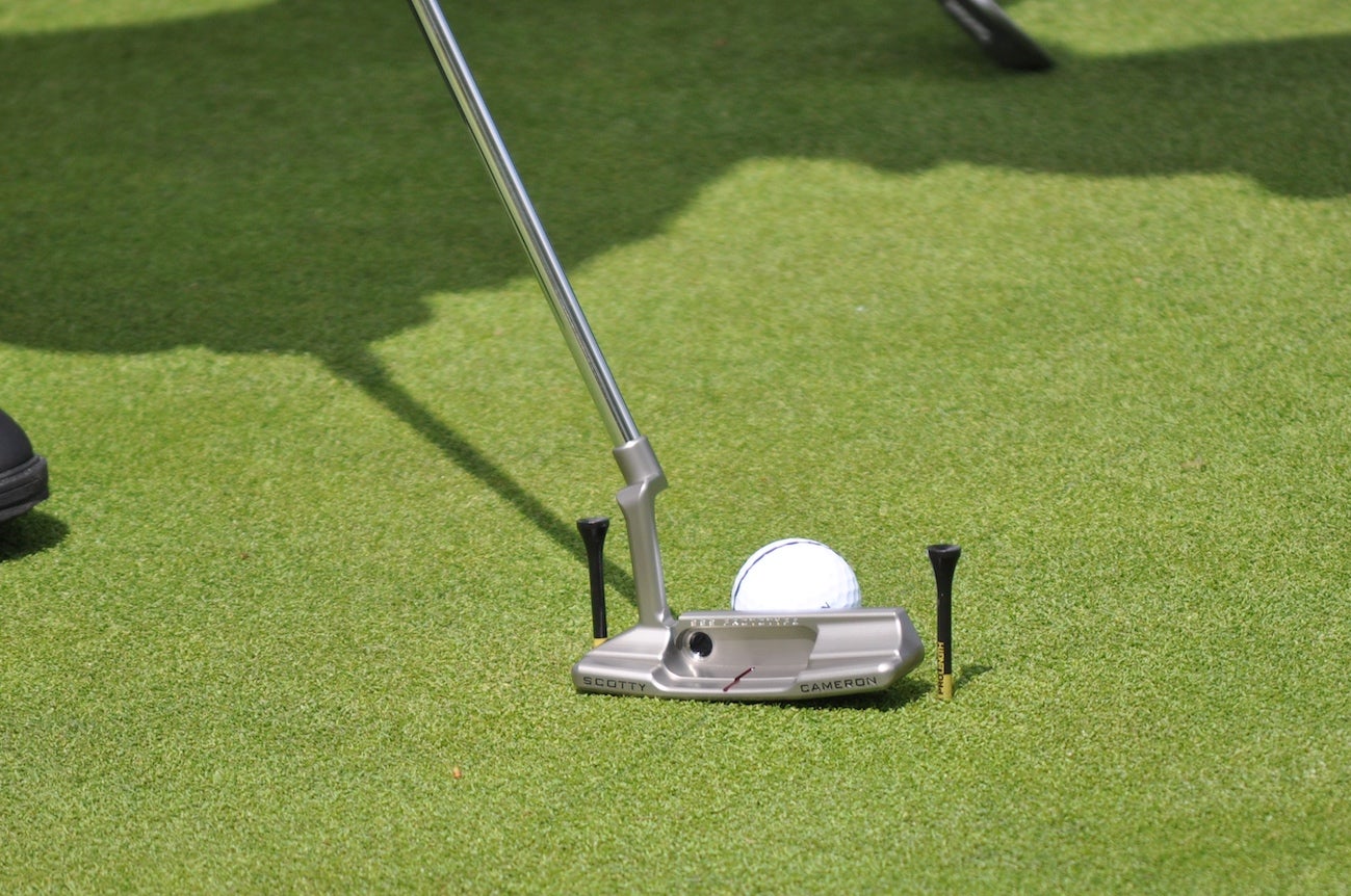 Hideki Matsuyama tested a Scotty Cameron Newport 2 SSS Prototype on Wednesday. 