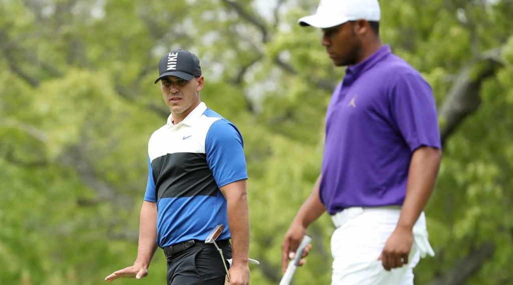 Harold Varner said he was rooting for Brooks Koepka even more so after seeing fans cheering for him to fail at No. 14.