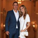 Jena Sims and Brooks Koepka at the Ryder Cup.