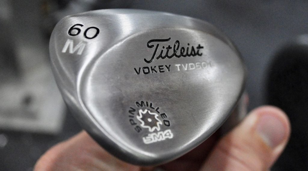 A closer look at the Vokey TVD M-Grind lob wedge Brooks Koepka uses. 